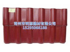 APVC树脂瓦 枣红色合成树脂瓦